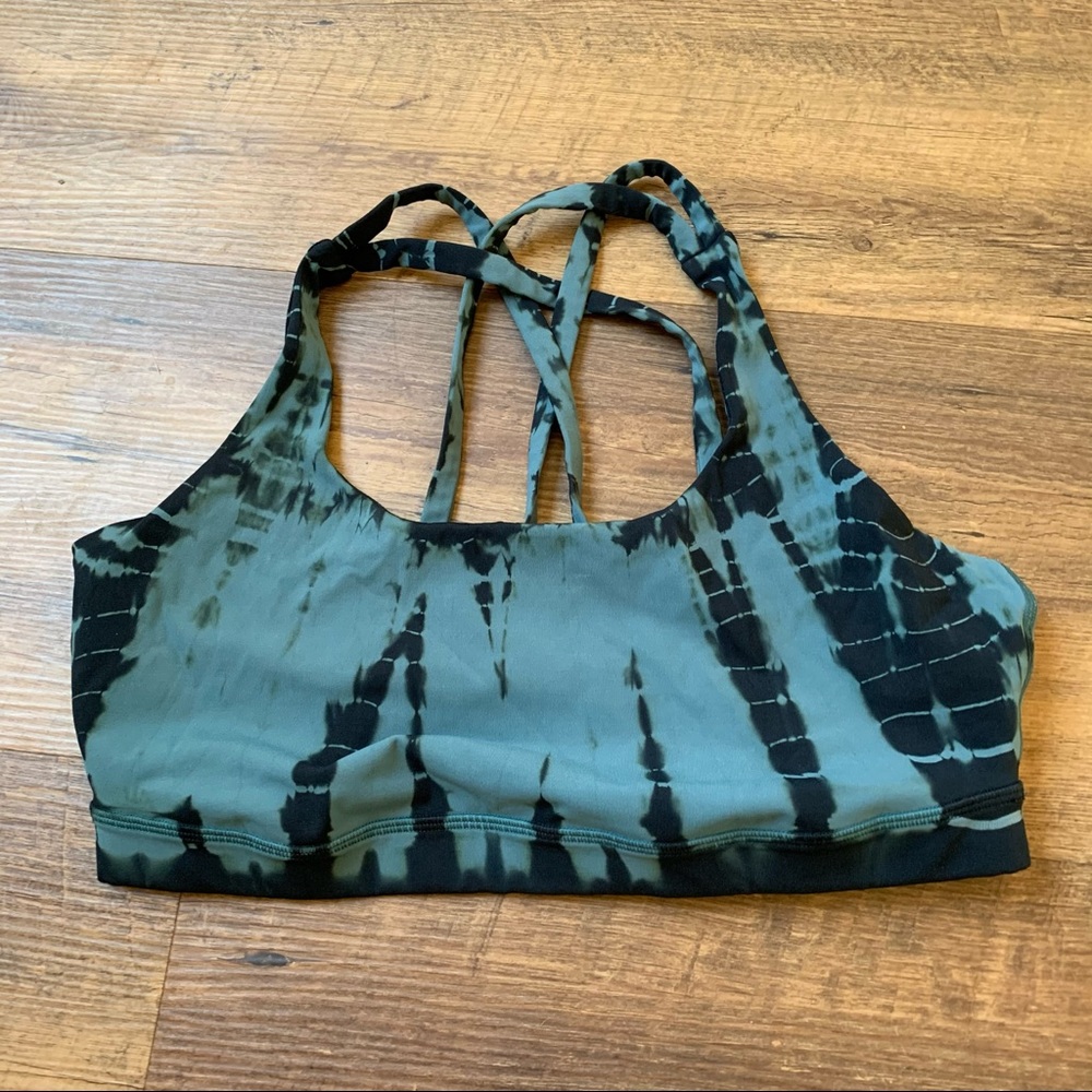 Lululemon Shibori Tie Dye Energy Bra 10